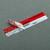 red and white polystyrene security labels