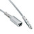 Fixed length heavy duty cable locks, 3/16" diameter