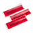 t.r.a.c. secure high residue labels, 3" by 9"
