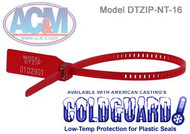 PLASTIC PULL UP SEAL: “PULL TIGHT AND TRIM THE EXCESS…”